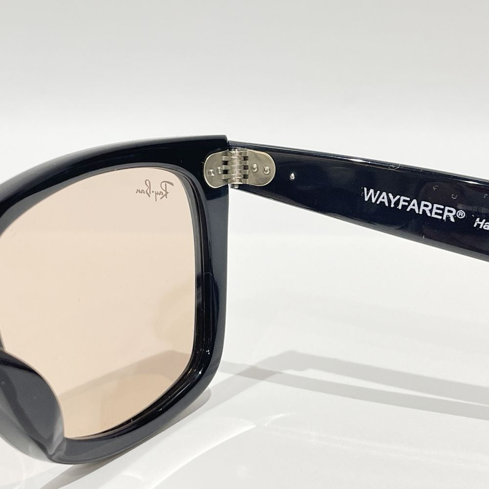 中古AB/使用感小】Ray-Ban レイバン ウェイファーラー ウェリントン 木村拓哉 カプセルコレクション メンズ サングラス RB2140-F  901/4B ブラック20460975