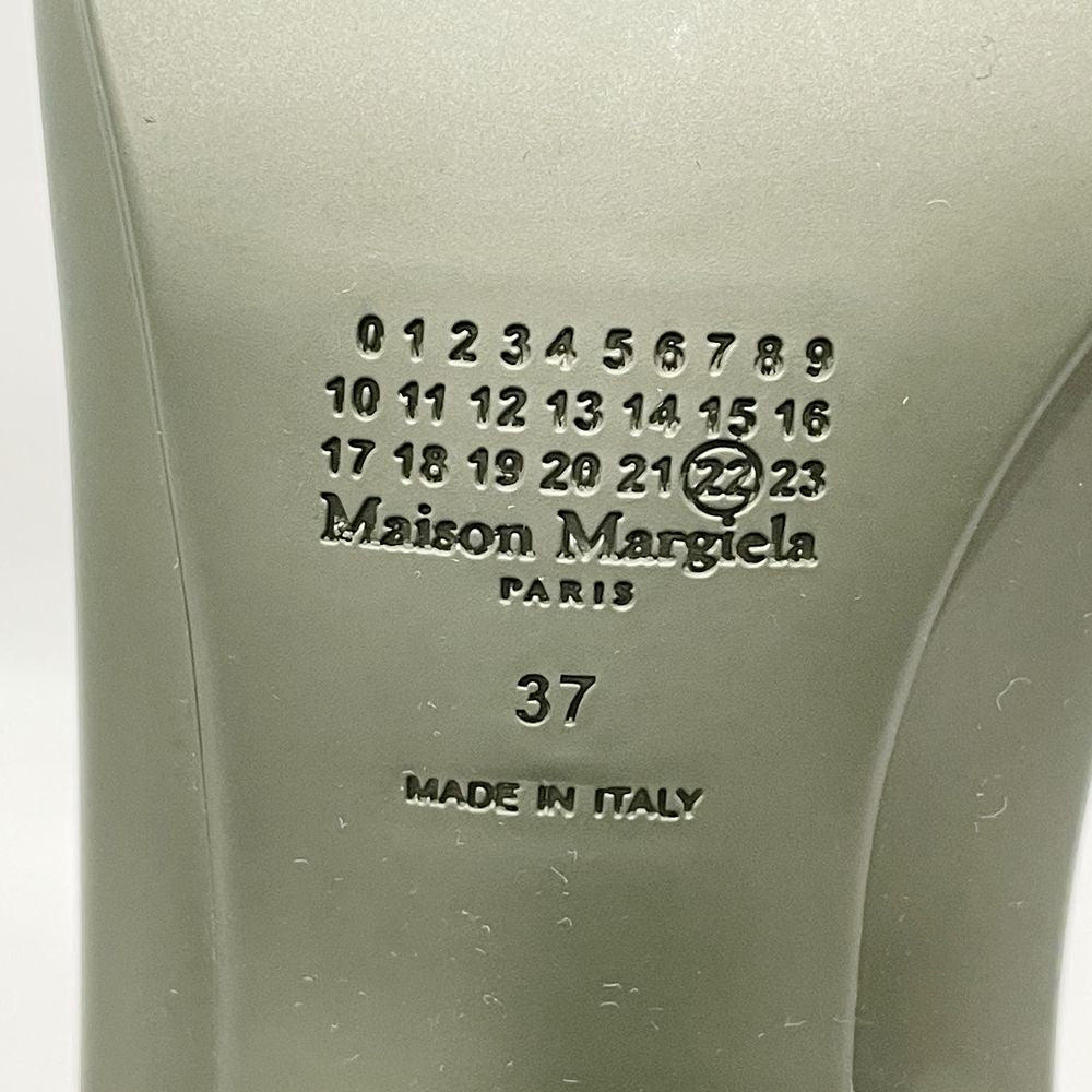 Maison Margiela マルジェラ タビブーツ サイズ37（JP24cm程度）スプリットトゥ 8cmヒール レイン 22AW 足袋 ブーツ ラバー/ レディース【新古品SA】20240409