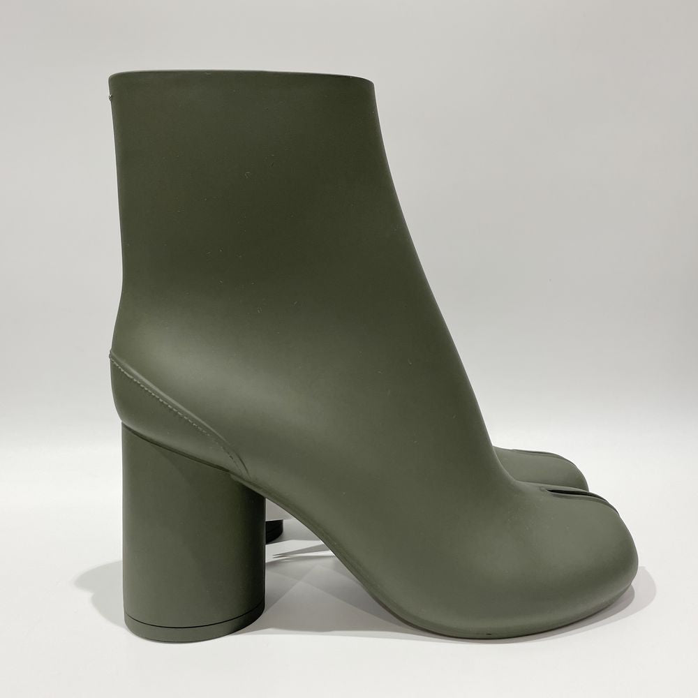 Maison Margiela マルジェラ タビブーツ サイズ37（JP24cm程度）スプリットトゥ 8cmヒール レイン 22AW 足袋 ブーツ ラバー/ レディース【新古品SA】20240409