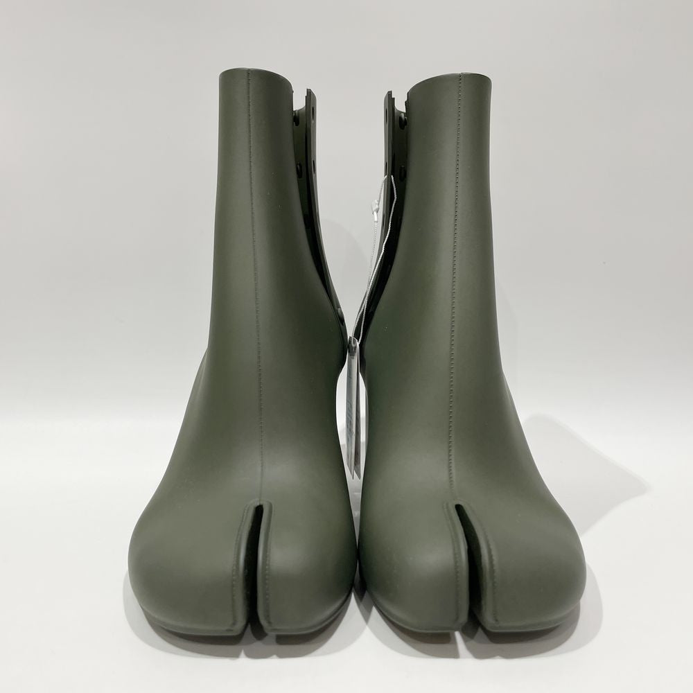 Maison Margiela マルジェラ タビブーツ サイズ37（JP24cm程度）スプリットトゥ 8cmヒール レイン 22AW 足袋 ブーツ ラバー/ レディース【新古品SA】20240409