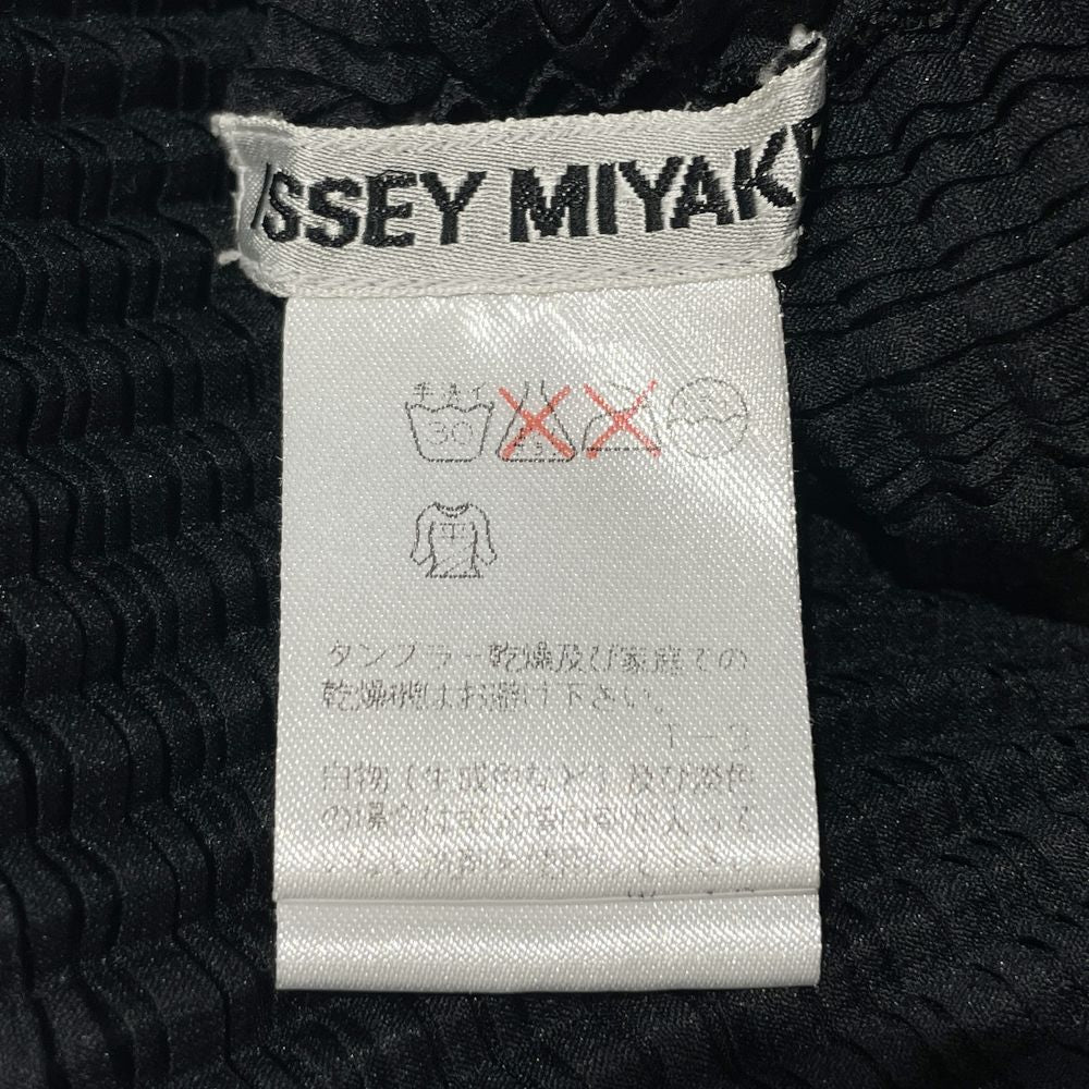 ISSEY MIYAKE(イッセイミヤケ) プリーツ加工 ハイネック ノースリーブ IM71-FJ505 カットソー ポリエステル レディース【中古AB】20240416