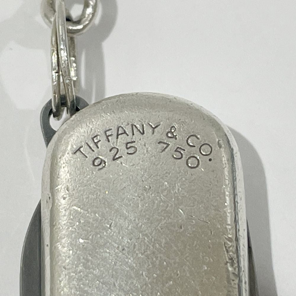 中古B/標準】TIFFANY&Co. ティファニー VICTORINOX ビクトリノックス キーホルダー SV925/750 アーミーナイフ 十徳  キーリング ユニセックス その他ファッション雑貨 シルバー20461022