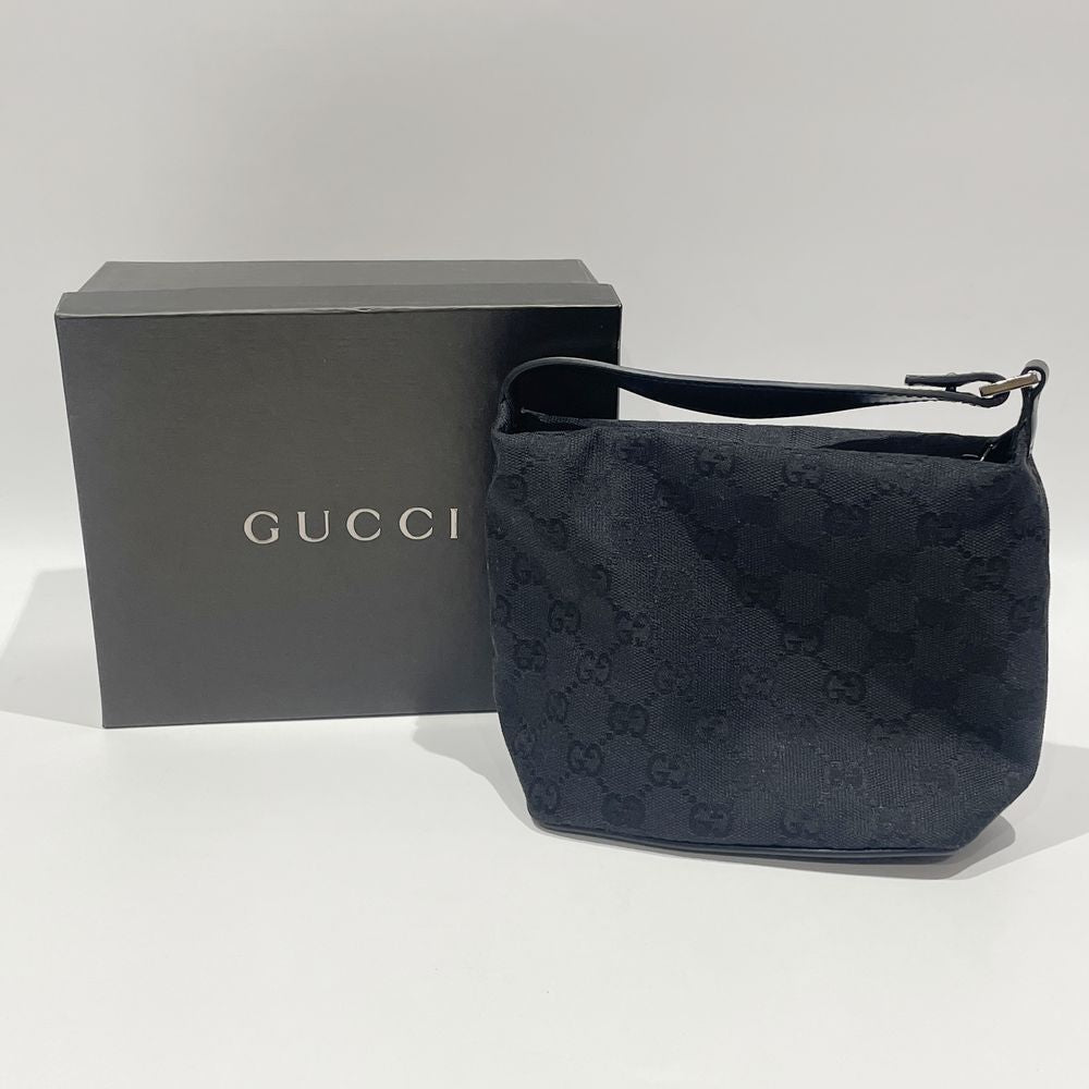 GUCCI(グッチ) ミニ ハンド バニティ 34080 ポーチ GGキャンバス/レザー レディース【中古AB】20240406