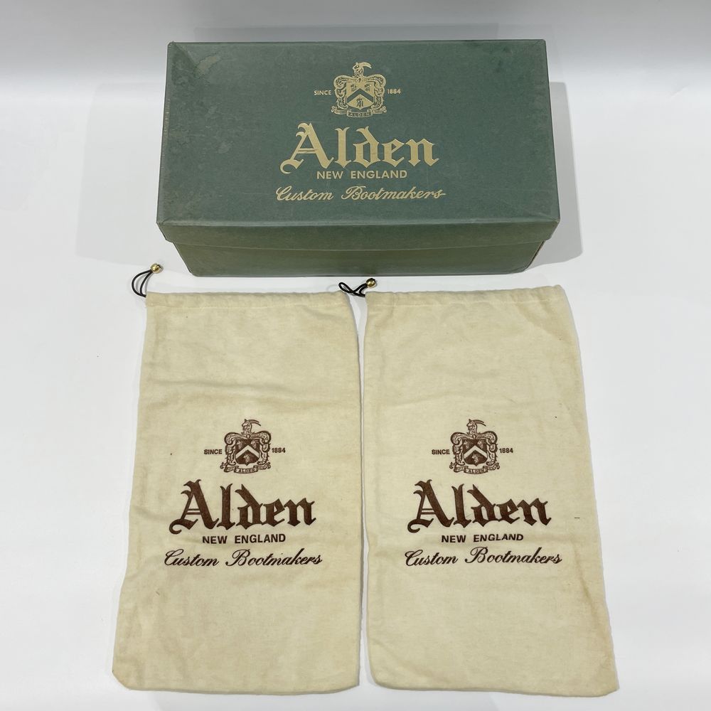 ALDEN(オールデン) 旧ロゴ サイズ7ハーフ（JP25.5cm） D/B ＃5422 バーニーズ別注 5422 ドレスシューズ レザー メンズ【中古BC】20240418