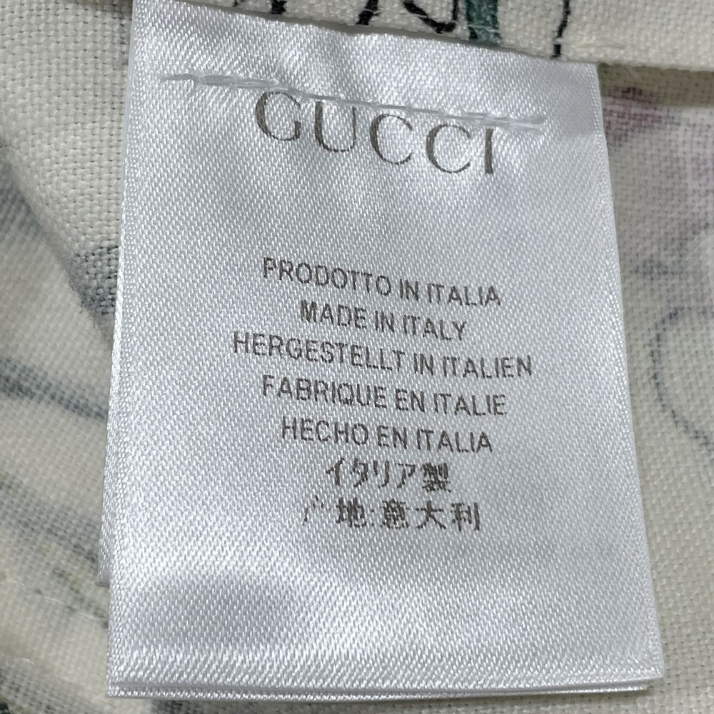 GUCCI(グッチ) フローラ ボタニカル 花柄 サイドボタン ポケット 2012年 310823 ミニスカート リネン/コットン レディース【中古AB】20240421