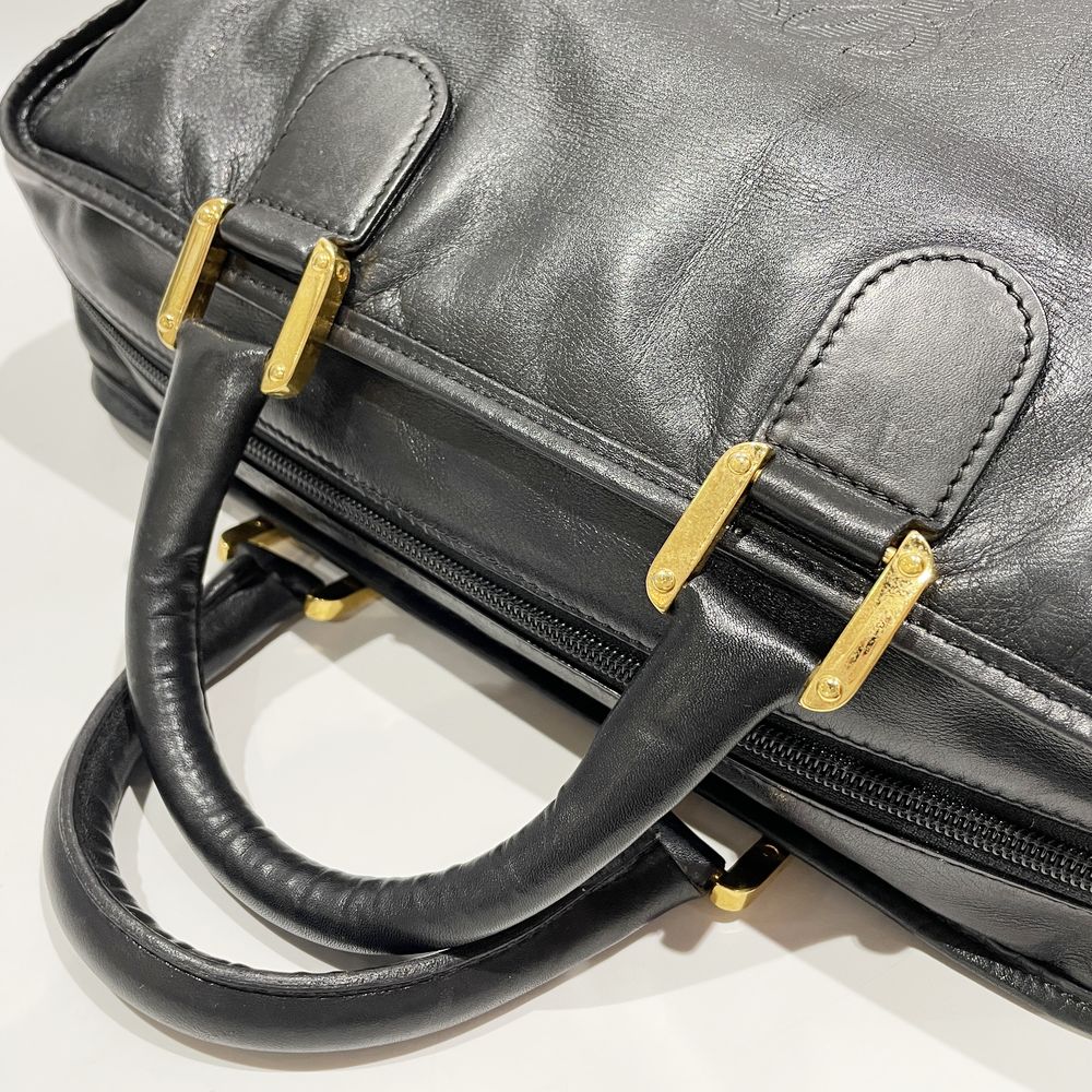 LOEWE(ロエベ) アマソナ40 アナグラム ヴィンテージ ハンドバッグ レザー レディース【中古B】20240407