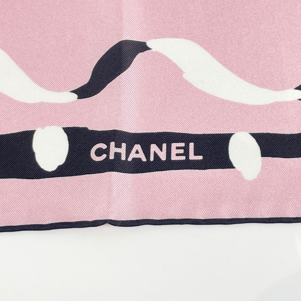 CHANEL(シャネル) 62cm×62cm ココマーク ロゴ スカーフ シルク レディース【中古A】20240520