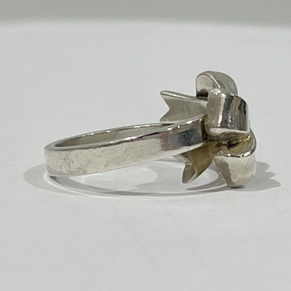 TIFFANY&Co.(ティファニー) リボン コンビ 11号 リング・指輪 シルバー925/K18イエローゴールド レディース【中古AB】20240512