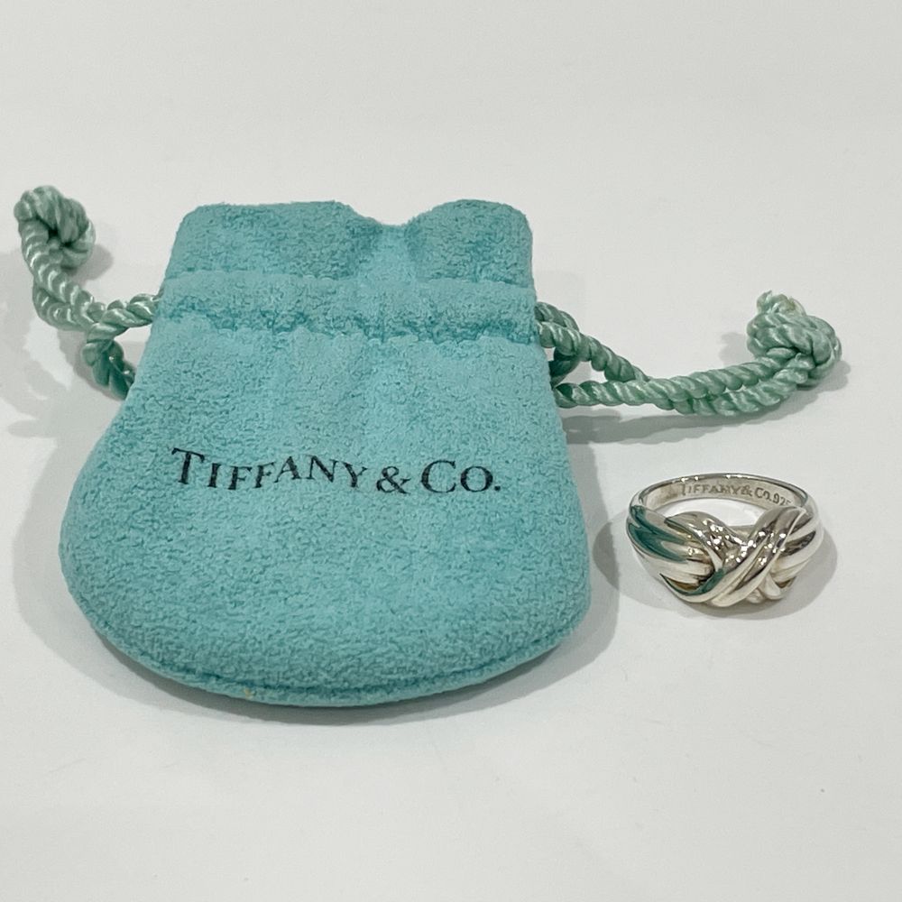 TIFFANY&Co.(ティファニー) シグネチャー クロス 5号 リング・指輪 シルバー925 レディース【中古B】20240512