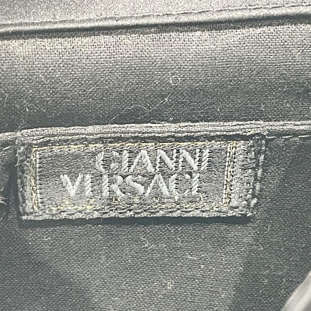Gianni Versace(ジャンニ・ヴェルサーチ) 【レア】メデューサ 2WAY ミニ ヴィンテージ ハンドバッグ サテン/ラインストーン レディース【中古AB】20240413