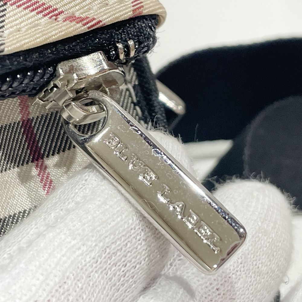 BURBERRY BLUE LABEL(バーバリーブルーレーベル) チェック 斜め掛け ショルダーバッグ キャンバス レディース【中古AB】20240414