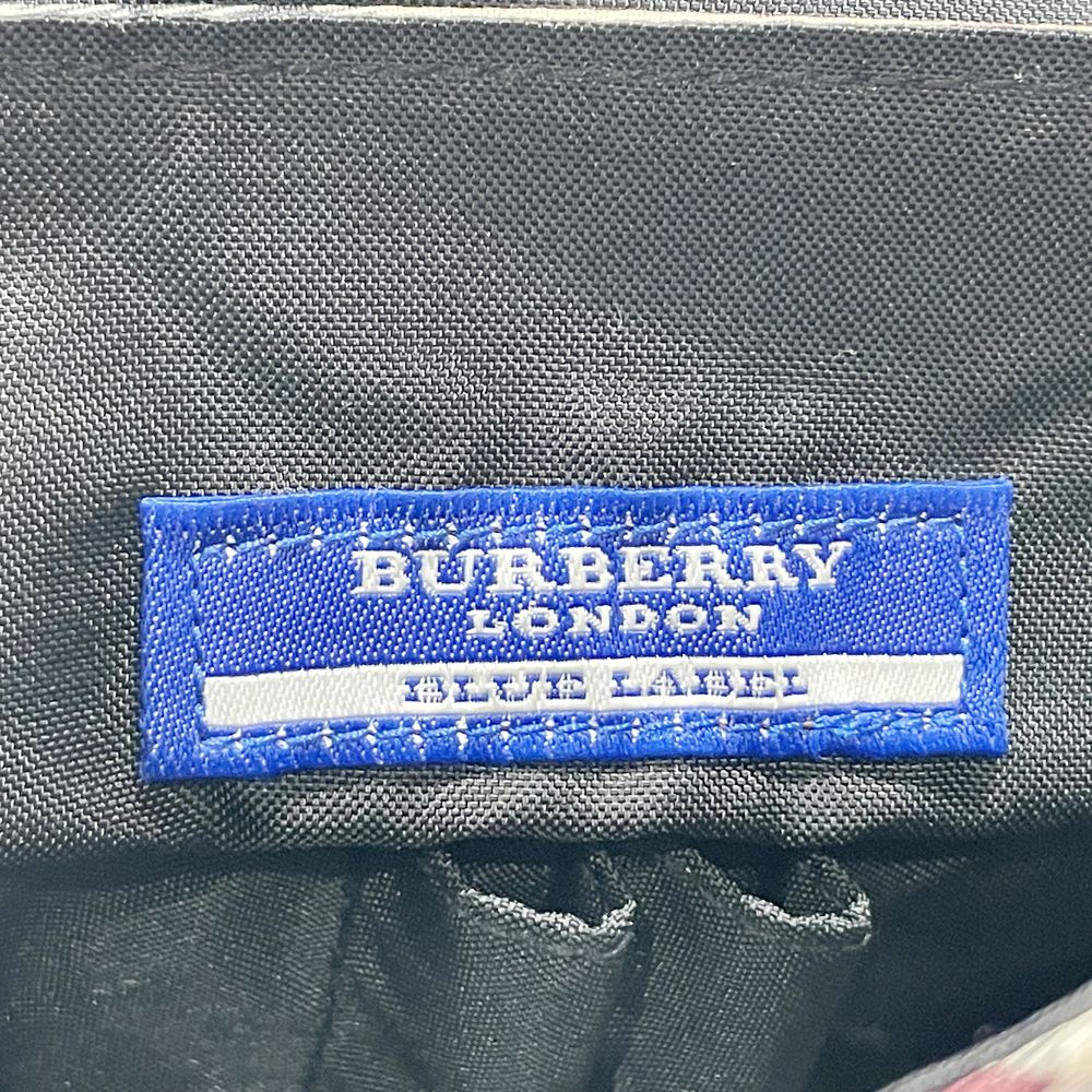 BURBERRY BLUE LABEL(バーバリーブルーレーベル) チェック 斜め掛け ショルダーバッグ キャンバス レディース【中古AB】20240414