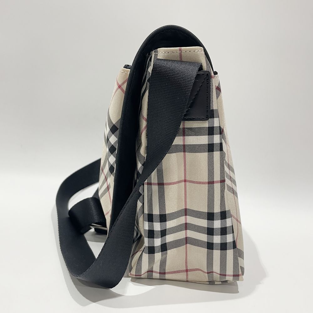 BURBERRY BLUE LABEL(バーバリーブルーレーベル) チェック 斜め掛け ショルダーバッグ キャンバス レディース【中古AB】20240414