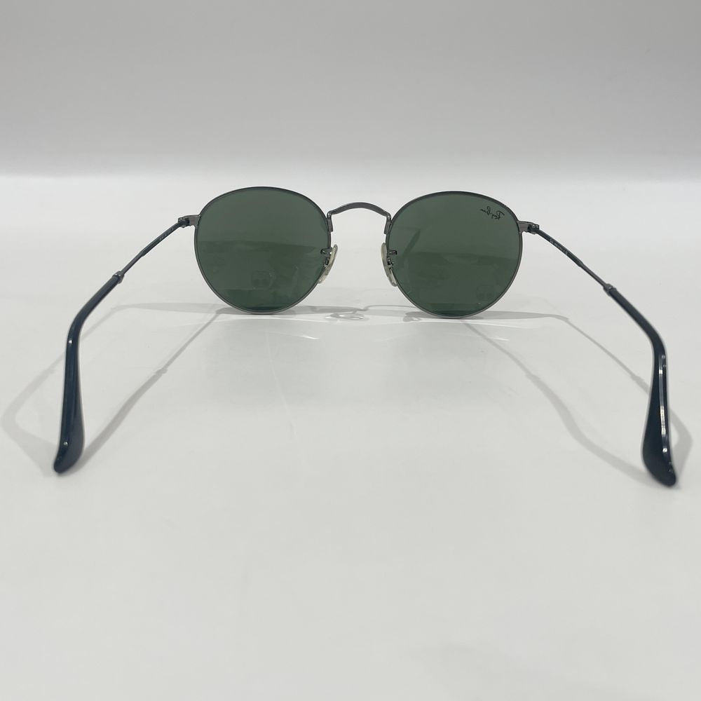 Ray-Ban(レイバン) ROUNDMETAL ラウンドメタル G-15レンズ ガンメタリック ミル打ち RB3447 サングラス メタル/プラスチック ユニセックス【中古AB】20240414