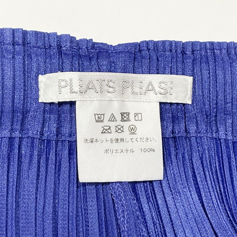 PLEATS PLEASE(プリーツプリーズ) イッセイミヤケ プリーツ加工 ウエストゴム ワイド サイズ2 PP03-JF204 パンツ ポリエステル レディース【中古AB】20240414