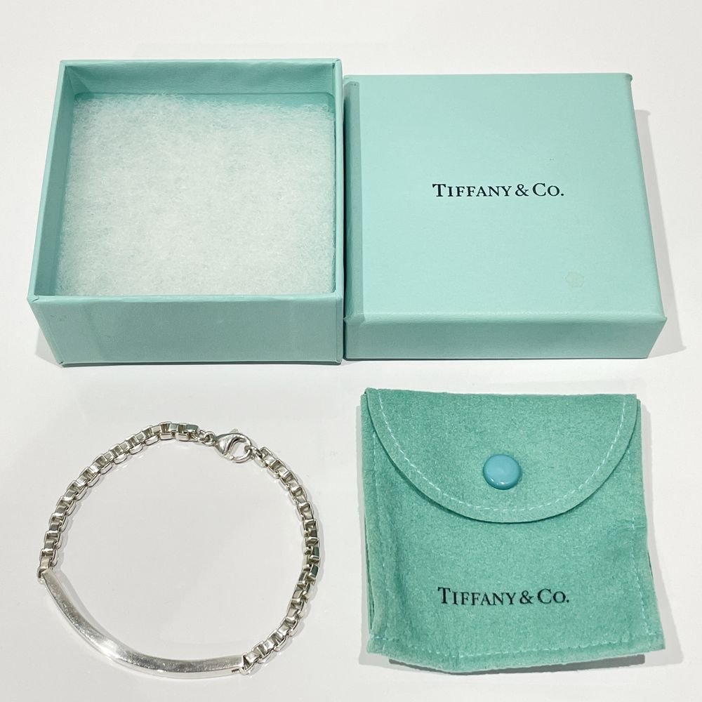 中古AB/使用感小】TIFFANY&Co. ティファニー ベネチアン リンク ID シルバー925 レディース ブレスレット シルバー20462355