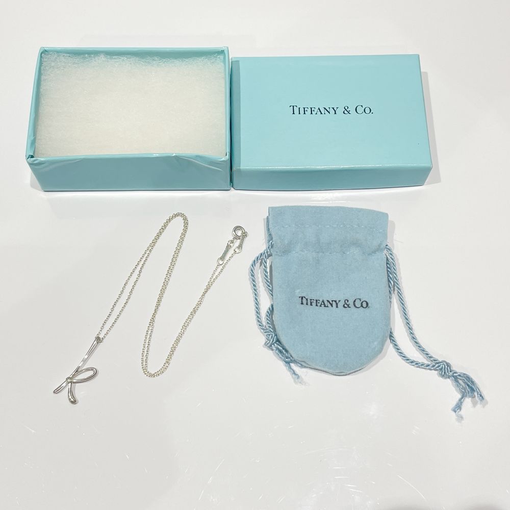 TIFFANY&Co.(ティファニー) エルサペレッティ レター K イニシャル ネックレス スターリングシルバー レディース【中古AB】