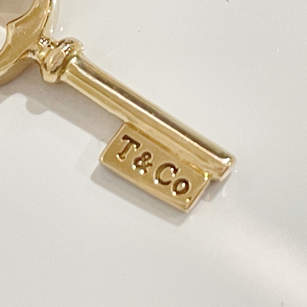 中古A/美品】TIFFANY&Co. ティファニー オーバルキー 鍵モチーフ K18PG レディース ネックレス ピンクゴールド20462541