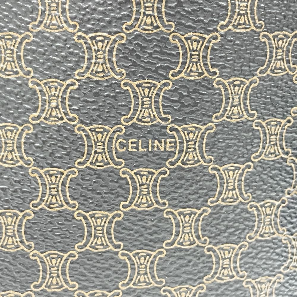 CELINE(セリーヌ) マカダム サークルロゴ ハンドル ヴィンテージ トートバッグ PVC/レザー レディース【中古AB】20240421