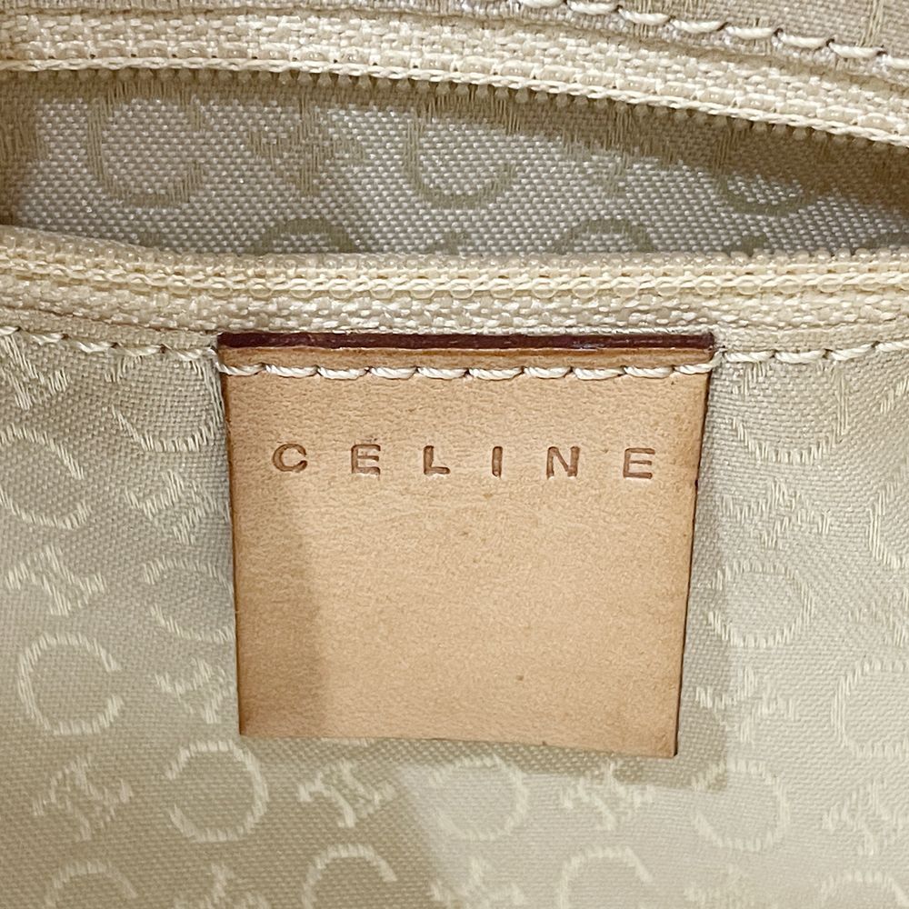 CELINE(セリーヌ) 【レア】Cマカダム 筒形 ドラム ヴィンテージ ハンドバッグ レザー レディース【中古B】20240421