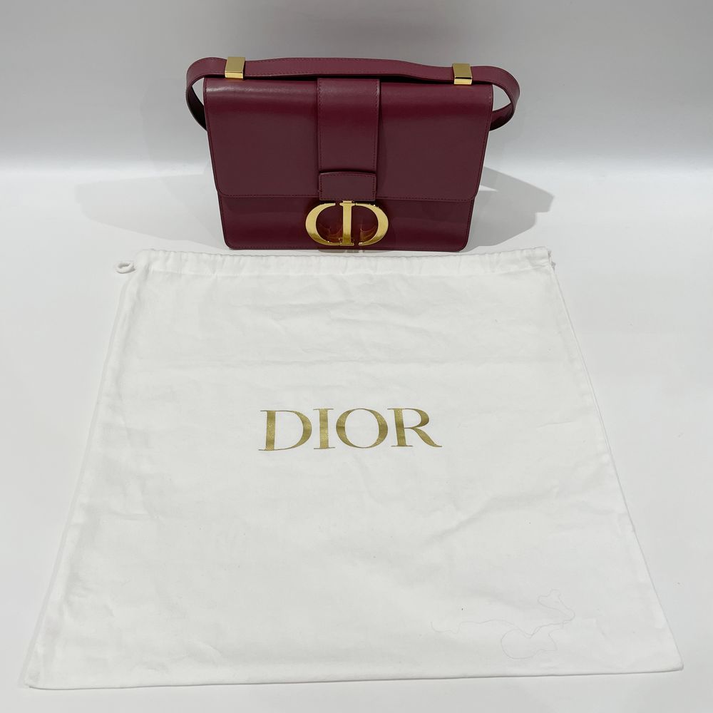 Christian Dior(クリスチャンディオール) 30モンテーニュ MONTAIGNE 斜め掛け ショルダーバッグ レザー レディース【中古AB】20240421