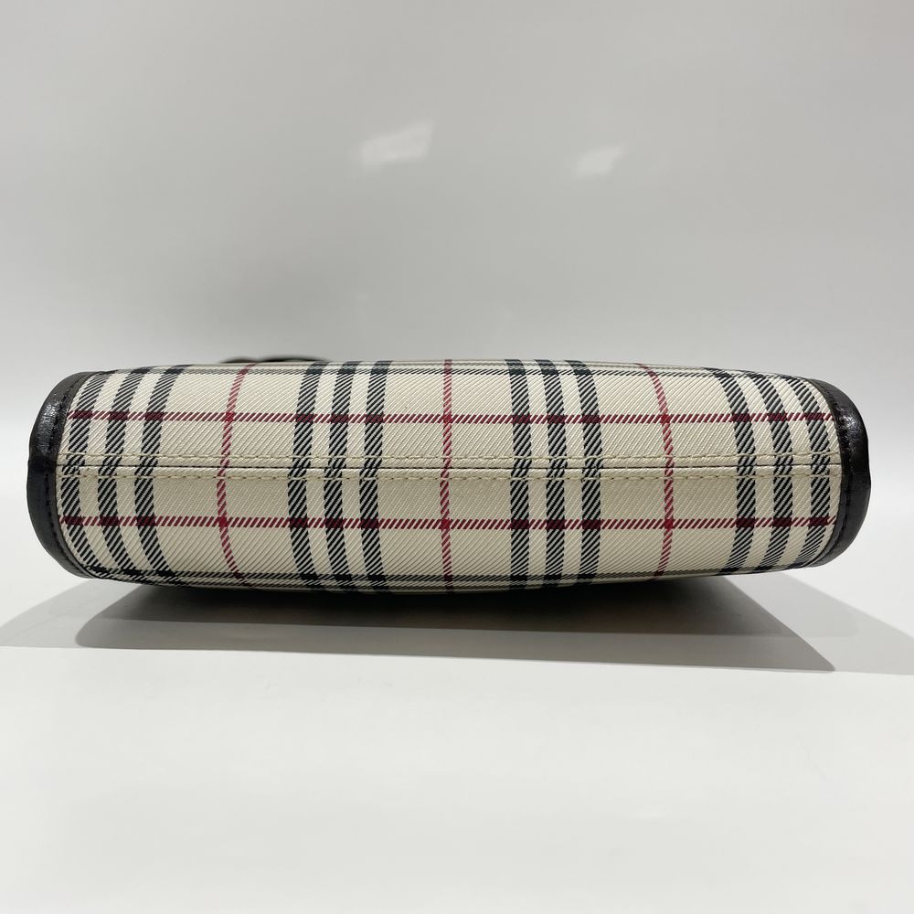 BURBERRY(バーバリー) チェック 斜め掛け ショルダーバッグ キャンバス/レザー レディース【中古B】20240414