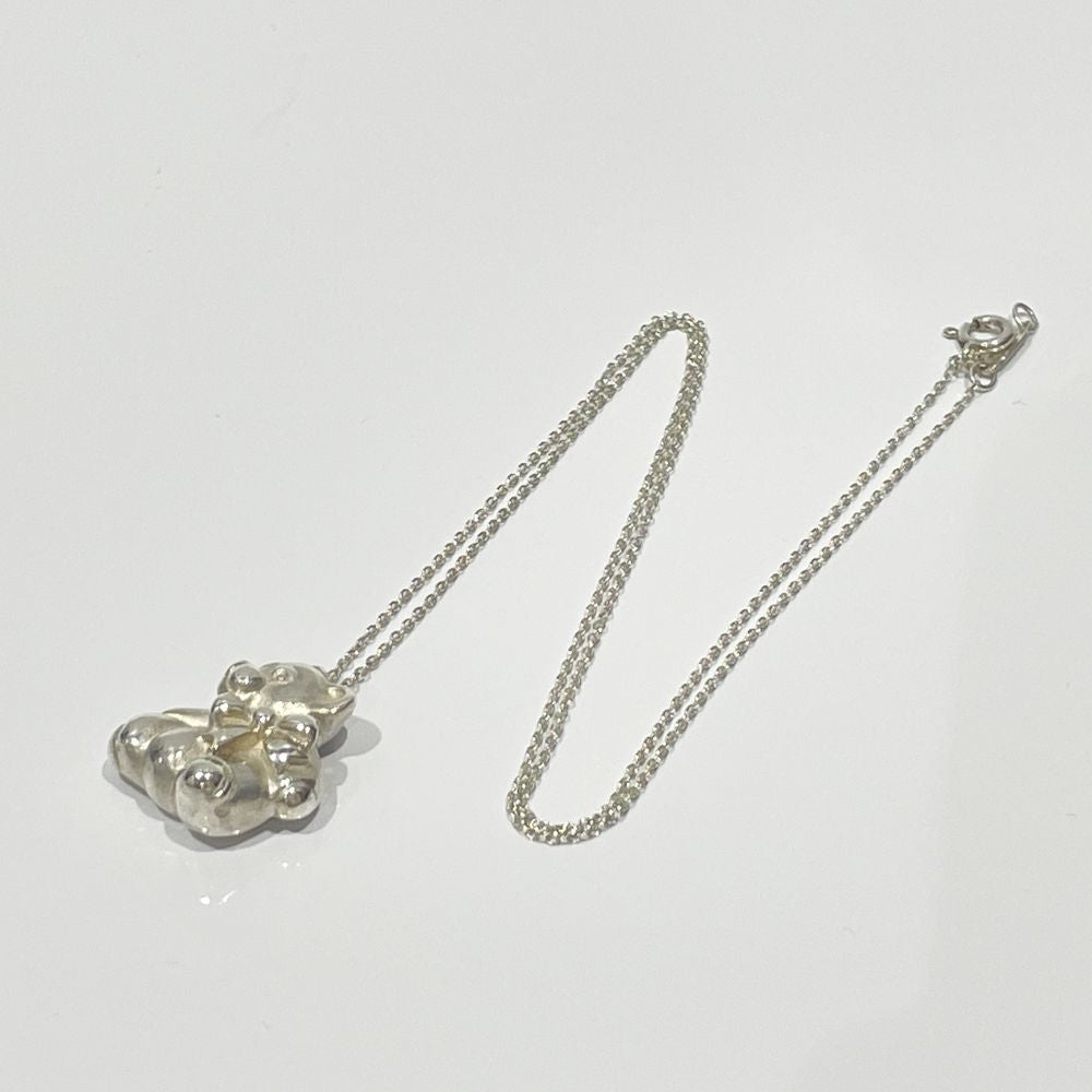 TIFFANY&Co.(ティファニー) テディベア くまモチーフ 熊 ネックレス シルバー925 レディース【中古B】20240512