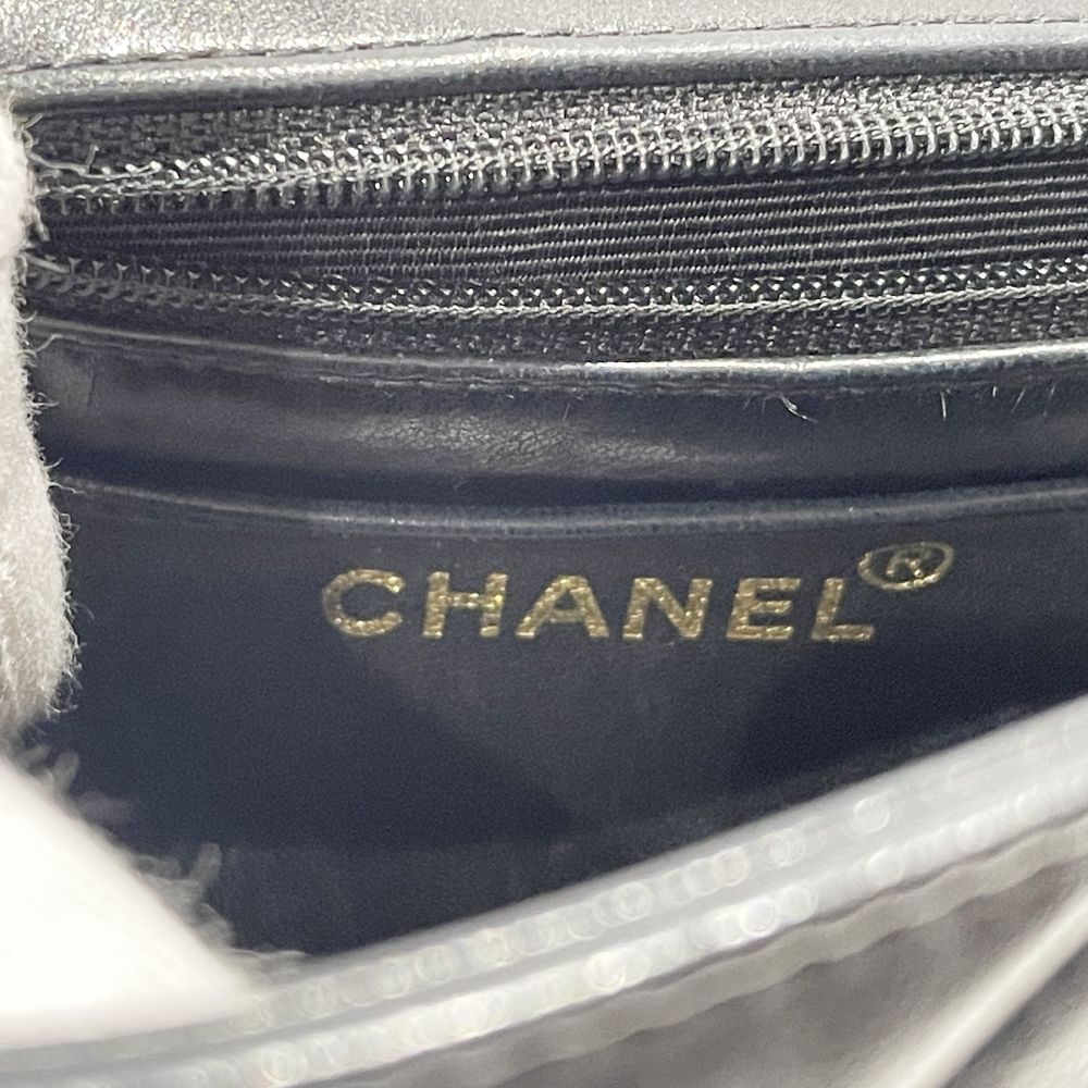 CHANEL(シャネル) ヴィンテージ マトラッセ ココマーク スクエア型 バニティミニ 鏡付き ハンドバッグ レディース【中古AB】20240427