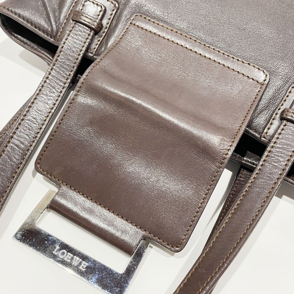 LOEWE(ロエベ) ロゴ ナッパ ヴィンテージ ハンドバッグ レザー レディース【中古B】20240427