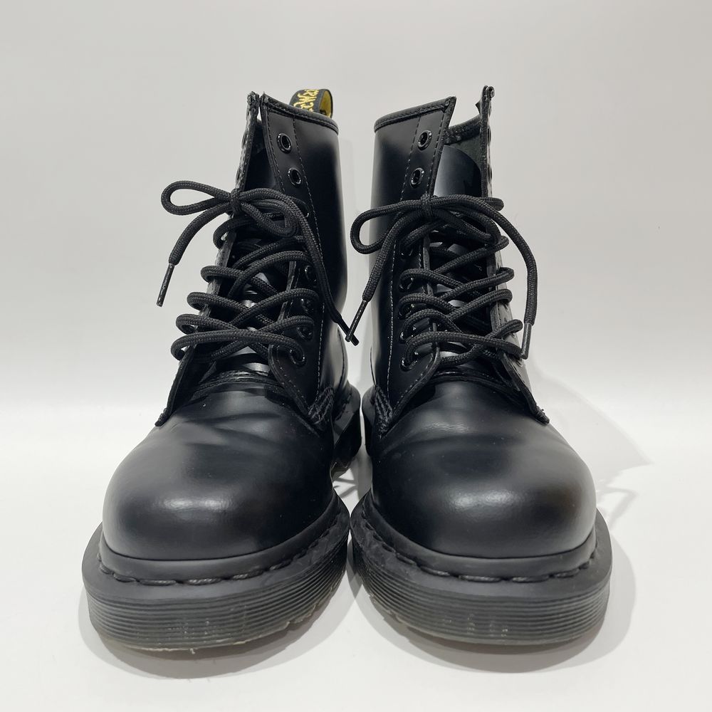 中古AB/使用感小】Dr.Martens ドクターマーチン レースアップ ブラックステッチ 8ホール UK4（23.0cm程） レディース ブーツ  1460WS ブラック20464329