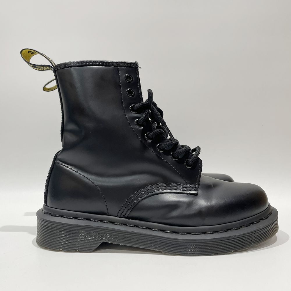 中古AB/使用感小】Dr.Martens ドクターマーチン レースアップ ブラックステッチ 8ホール UK4（23.0cm程） レディース ブーツ  1460WS ブラック20464329