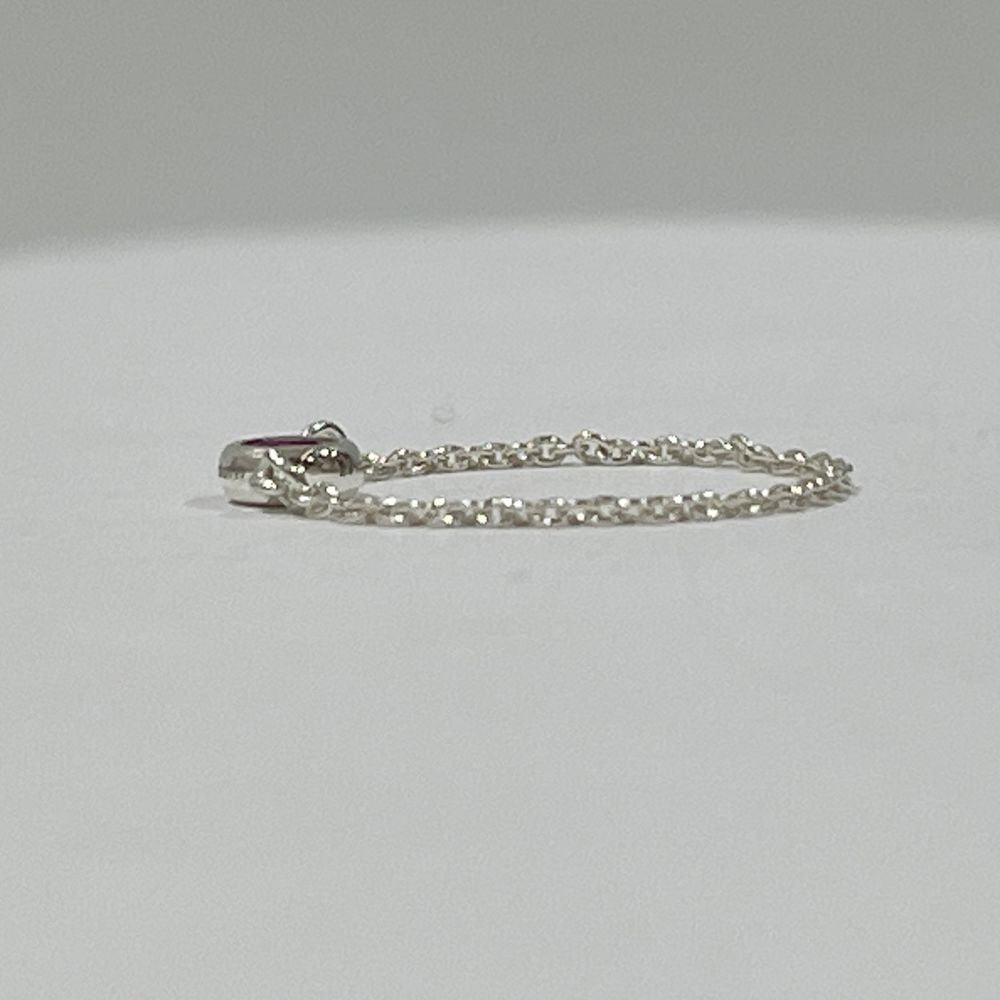 TIFFANY&Co.(ティファニー) バイザヤード ピンクサファイア 7号 リング・指輪 シルバー925 レディース【中古AB】20240512