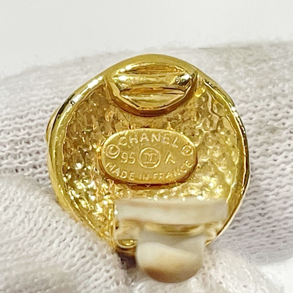 中古AB/使用感小】CHANEL シャネル ココマーク ラウンド ミニ ヴィンテージ GP レディース イヤリング ゴールド20464377