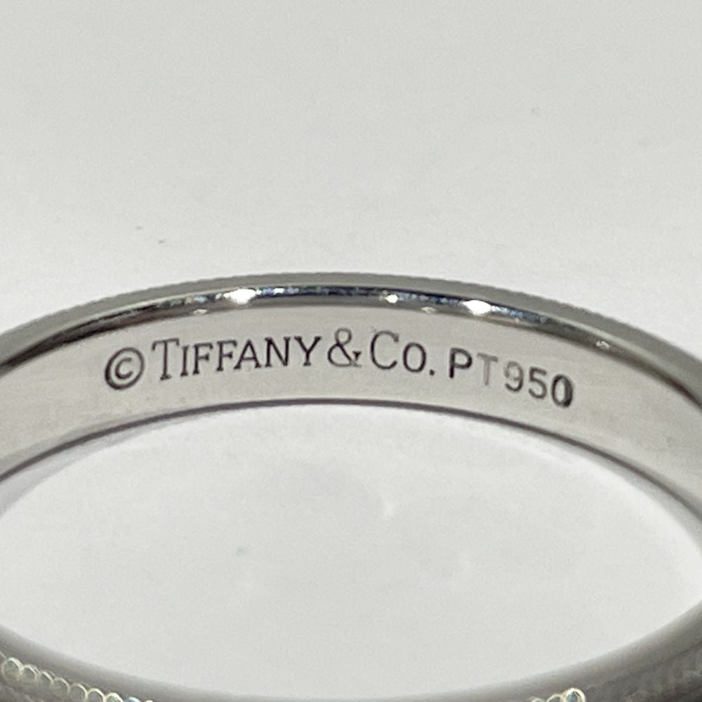 TIFFANY&Co.(ティファニー) ミルグレイン 14号 リング・指輪 Pt950プラチナ レディース【中古A】20240510