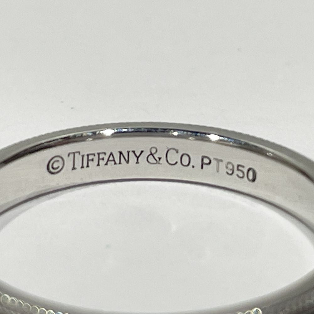 中古A/美品】TIFFANY&Co. ティファニー ミルグレイン Pt950 レディース リング・指輪 14号20464907