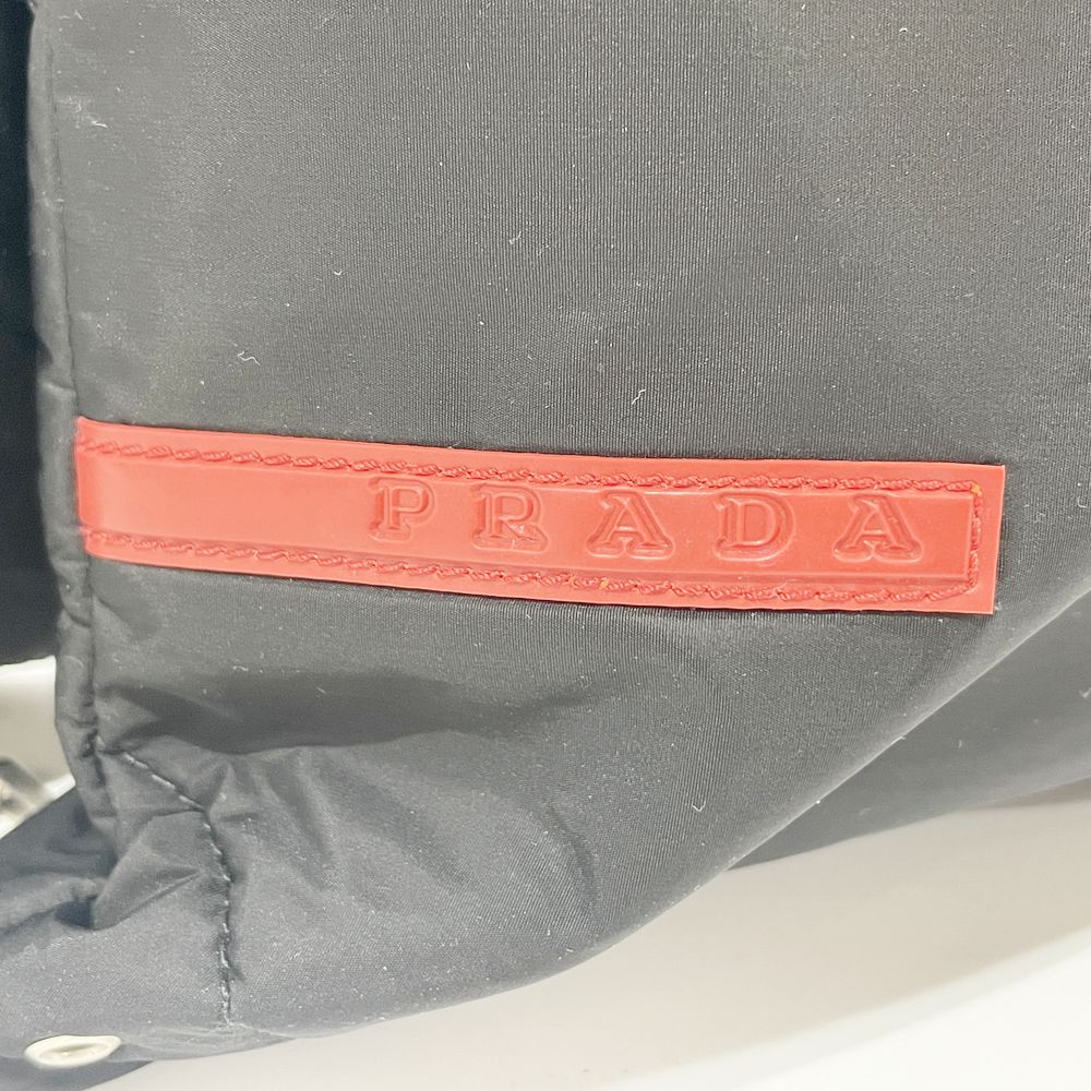 中古B/標準】PRADA SPORTS プラダスポーツ ロゴ マジックテープ ミニ ユニセックス リュック・デイパック ブラック20465085