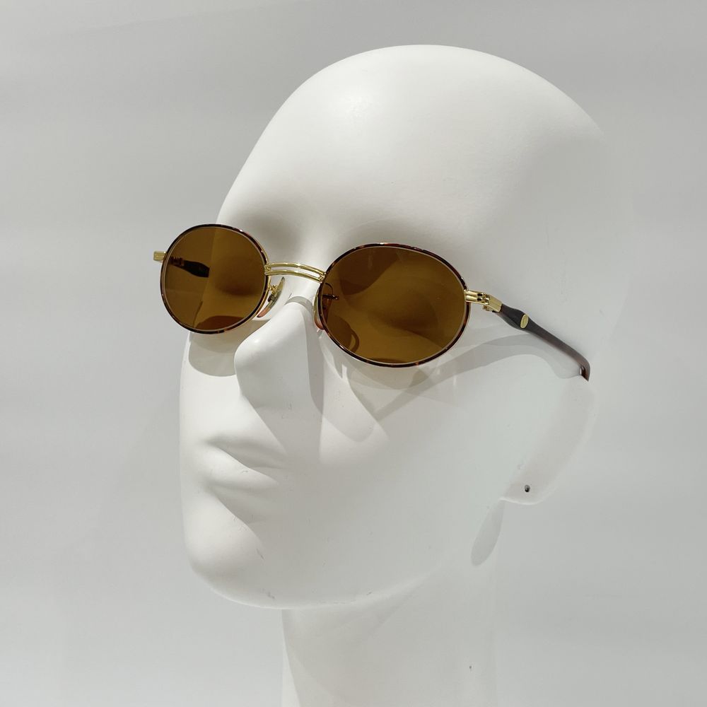 中古AB/使用感小】Ray-Ban レイバン RITUALS B＆L オーバル デミ柄 度入り ユニセックス サングラス W2543  ブラウン20465088