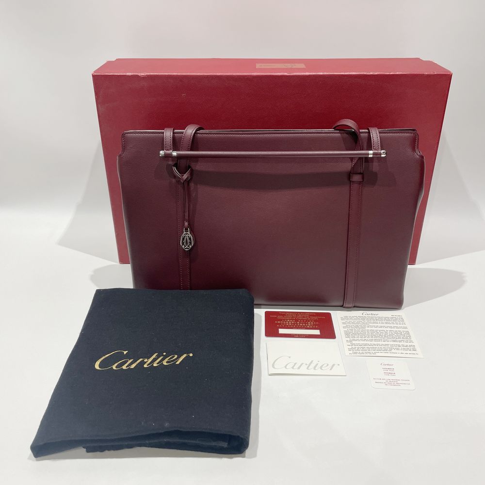 CARTIER(カルティエ) カボション チャーム付き ショルダーバッグ レザー レディース【中古AB】20240511