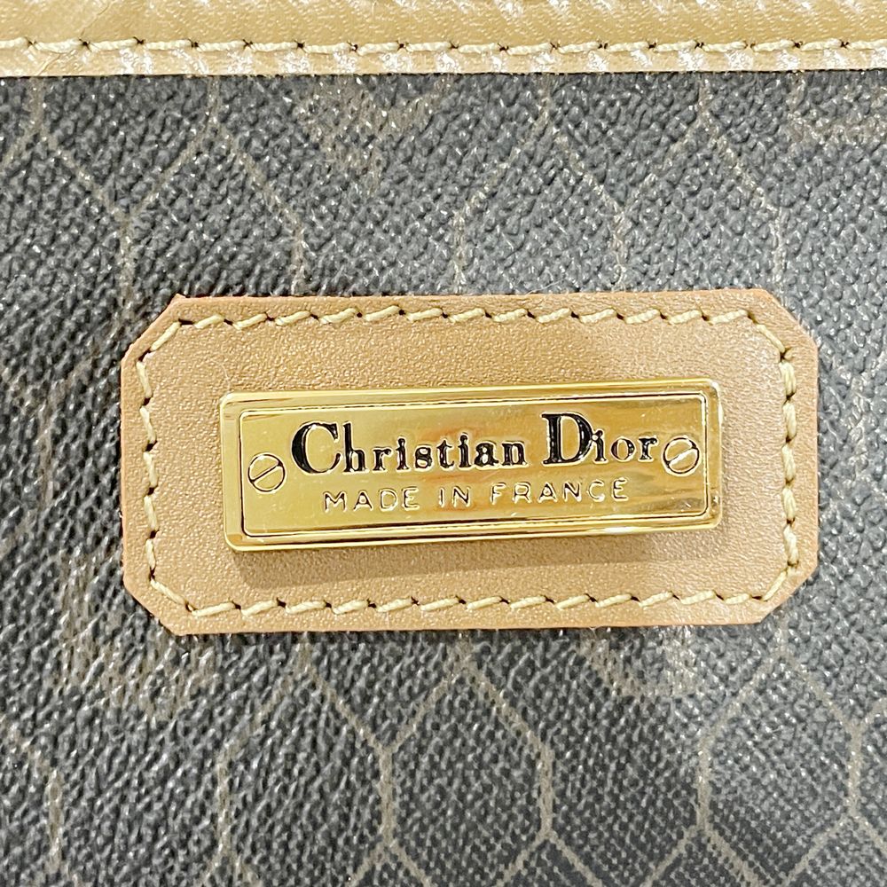 Christian Dior(クリスチャンディオール) ハニカム ヴィンテージ ボストンバッグ PVC/レザー レディース【中古B】20240503