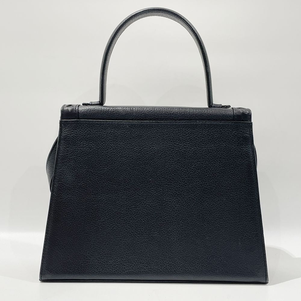 YVES SAINT LAURENT(イヴ・サンローラン) 【レア】ダイヤステッチ 2WAY トップハンドル ヴィンテージ ハンドバッグ レザー レディース【中古AB】20240511