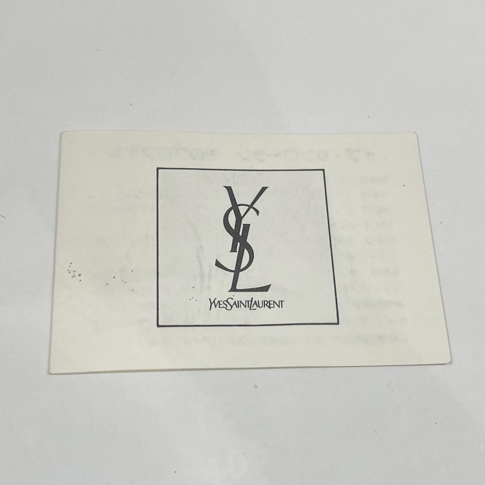 YVES SAINT LAURENT(イヴ・サンローラン) YSL ロゴ プレート ヴィンテージ 斜め掛け ショルダーバッグ レザー レディース【中古AB】20240511