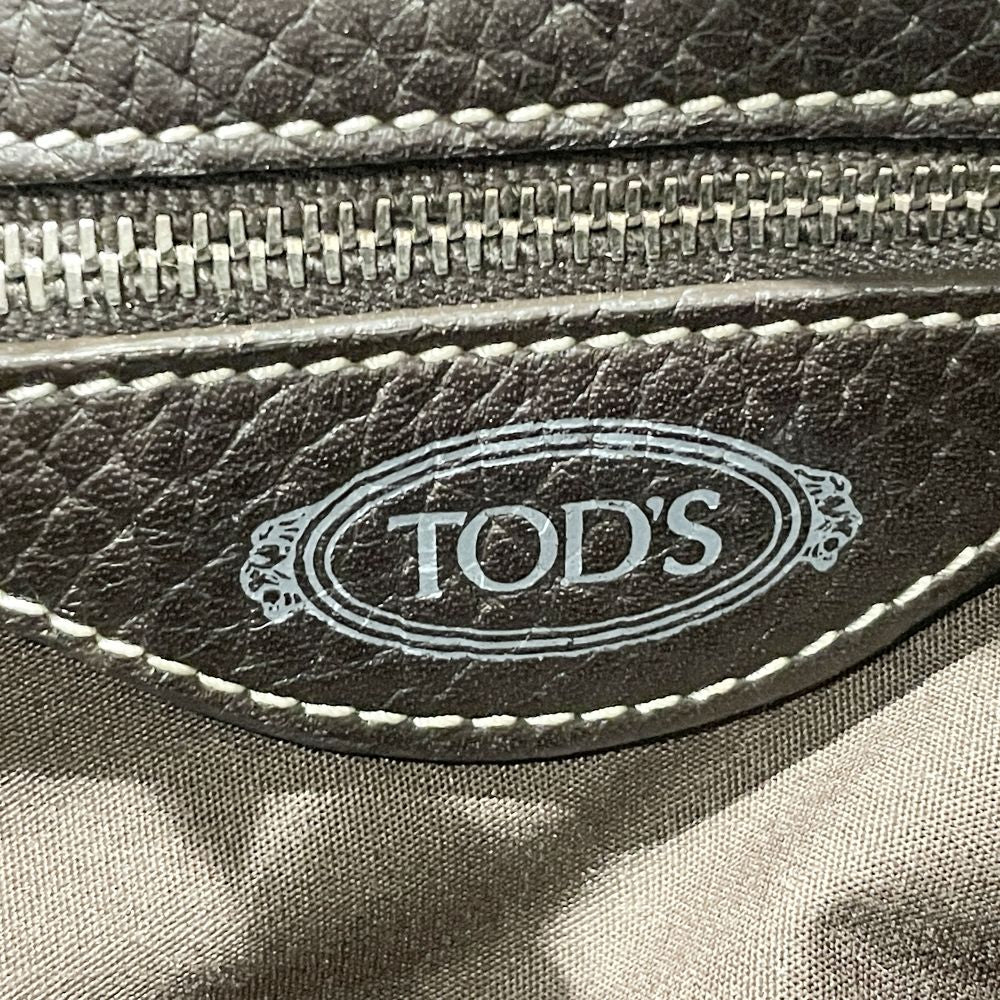 TOD’S(トッズ) デカステッチ 肩掛け ハンドバッグ レザー レディース【中古AB】20240503