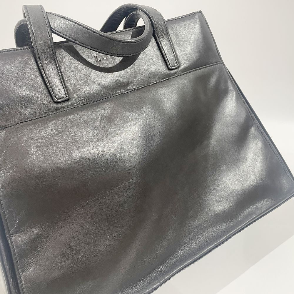 LOEWE(ロエベ) ロゴ ナッパ 2WAY ヴィンテージ ハンドバッグ レザー レディース【中古B】20240511