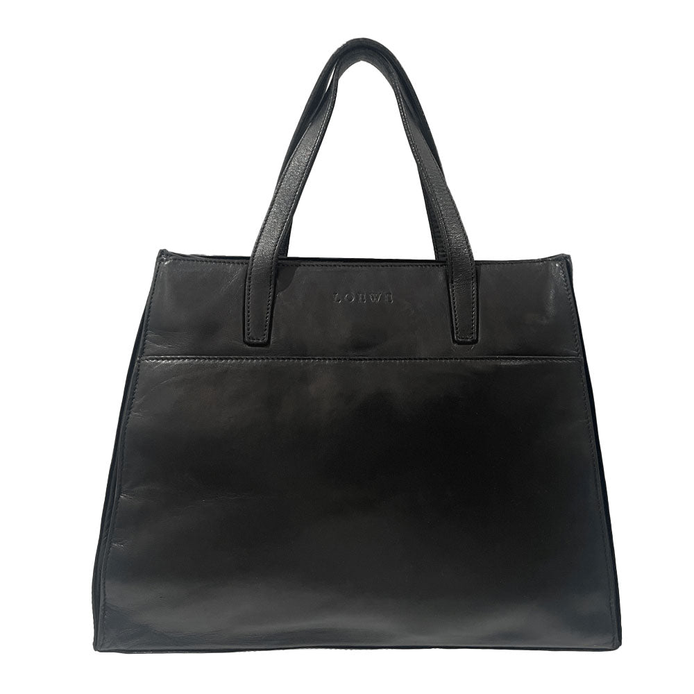 LOEWE(ロエベ) ロゴ ナッパ 2WAY ヴィンテージ ハンドバッグ レザー レディース【中古B】20240511