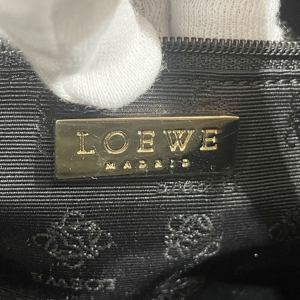 LOEWE(ロエベ) ロゴ ナッパ 2WAY ヴィンテージ ハンドバッグ レザー レディース【中古B】20240511