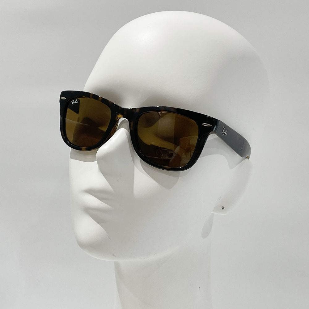 Ray-Ban(レイバン) FOLDING WAYFARER ホールディング 折り畳み デミ柄 フォ RB4106 サングラス 樹脂系/ ユニセックス【中古AB】