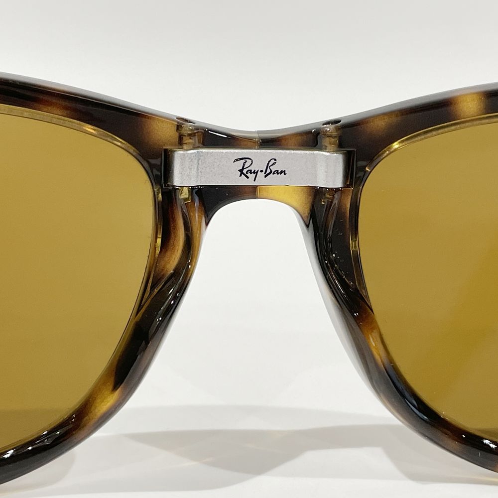 Ray-Ban(レイバン) FOLDING WAYFARER ホールディング 折り畳み デミ柄 フォ RB4106 サングラス 樹脂系/ ユニセックス【中古AB】