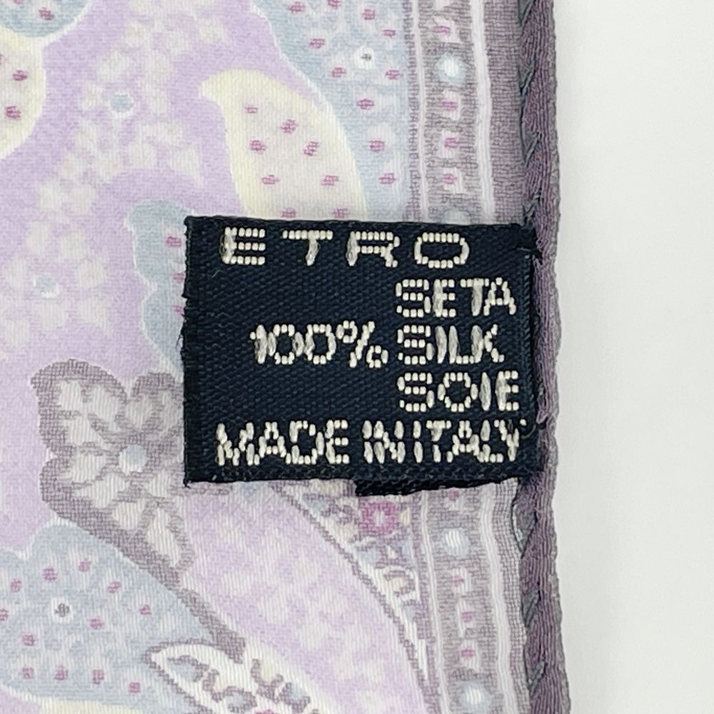 ETRO(エトロ) ペイズリー 116㎝×33㎝ タグあり ショール スカーフ ストール シルク/ ユニセックス【中古A】