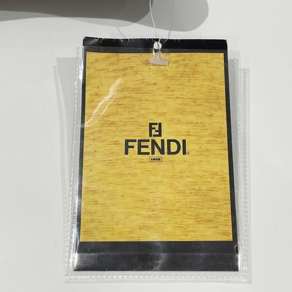 FENDI(フェンディ) ミニクッション 19.5cm×20cm ズッカ柄 スクエア インテリア 置物 オブジェ / ユニセックス【中古A】20240529