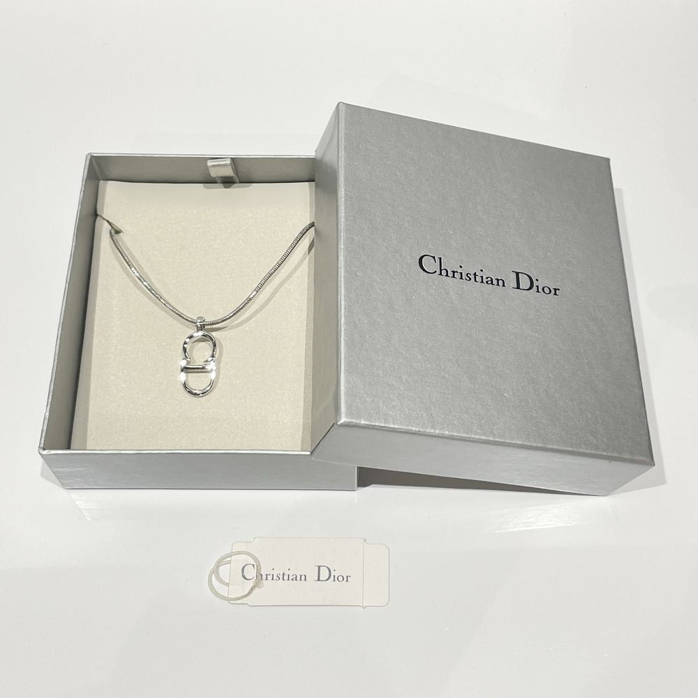 Christian Dior(クリスチャンディオール) CDロゴ スネークチェーン ヴィンテージ ネックレス メタル レディース【中古AB】20240507